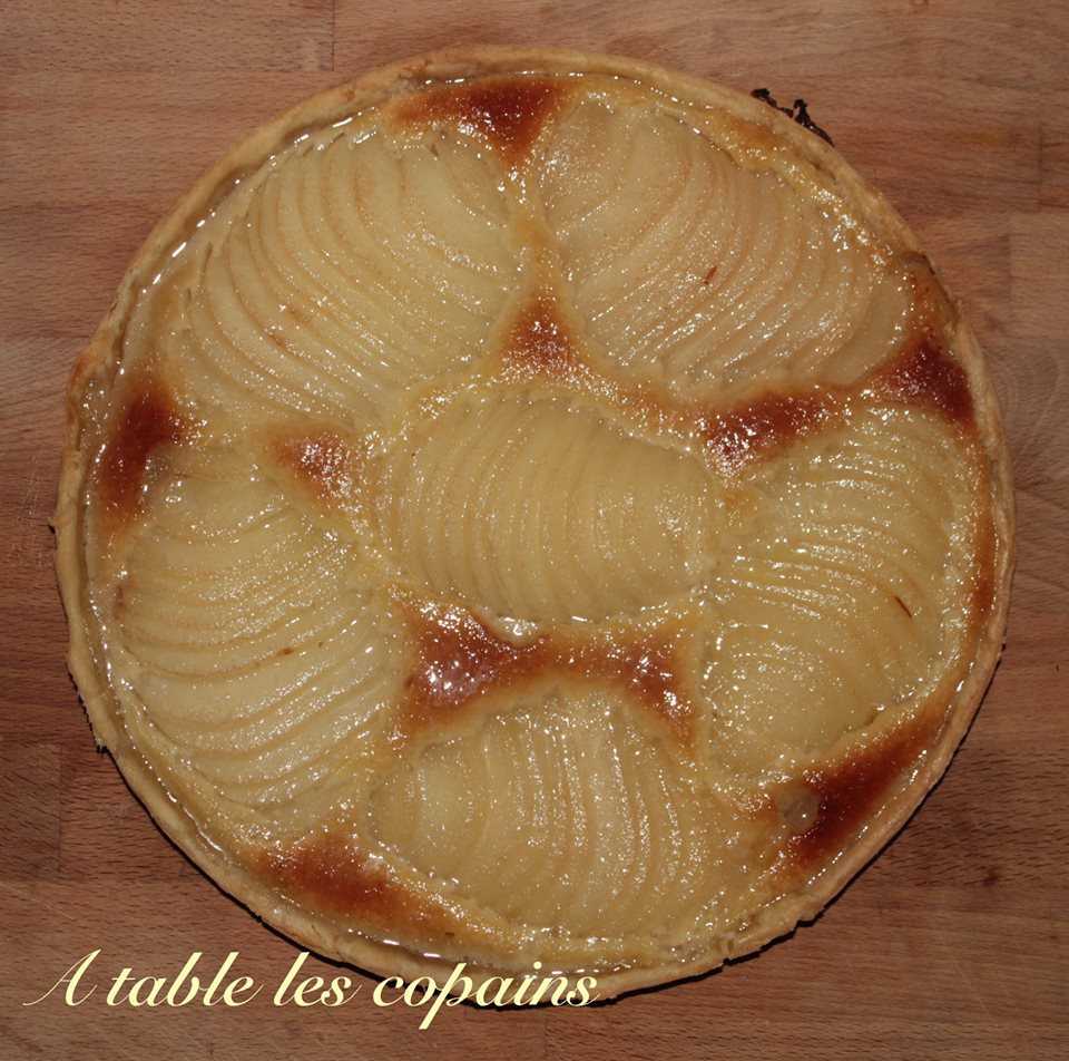 Tarte poire amandine 