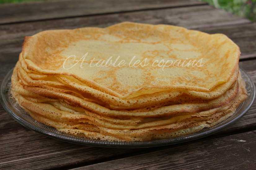 Crêpes au citron vert, lait de coco et poulet mariné