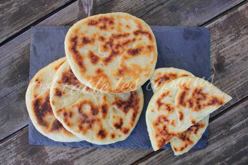 Galettes poulet au curry et légumes