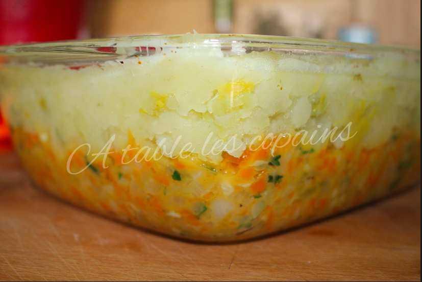 Hachis parmentier de légumes