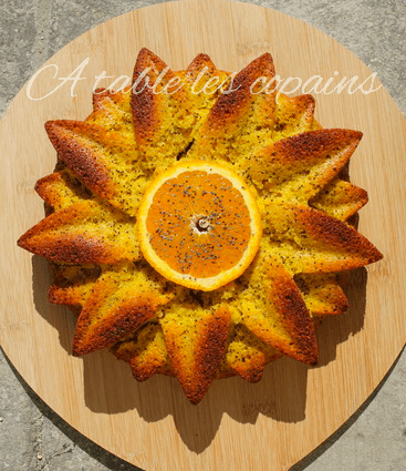 Gâteau à l'orange, polenta et huile d'olive  (sans gluten &amp; sans plv)