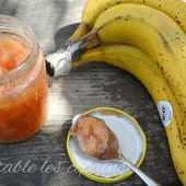 Confiture de banane - atablelescopains.over-blog.com