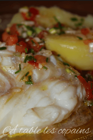 Sauce aux condiments pour poisson blanc