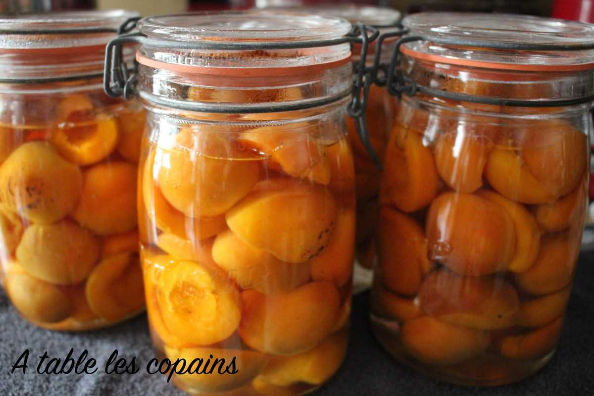 Abricots au sirop 