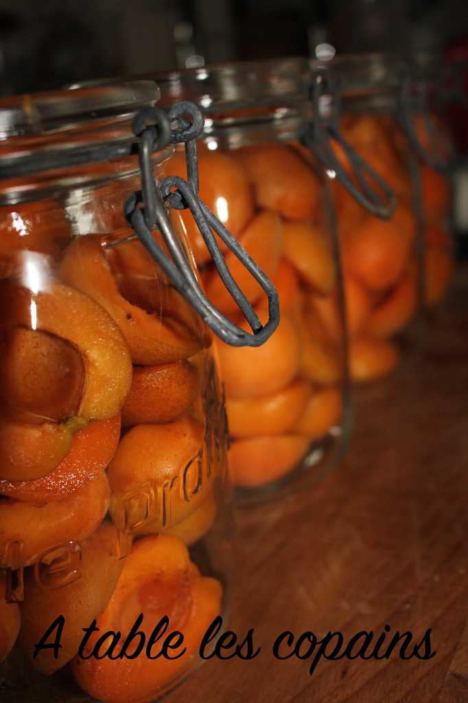 Abricots au sirop 
