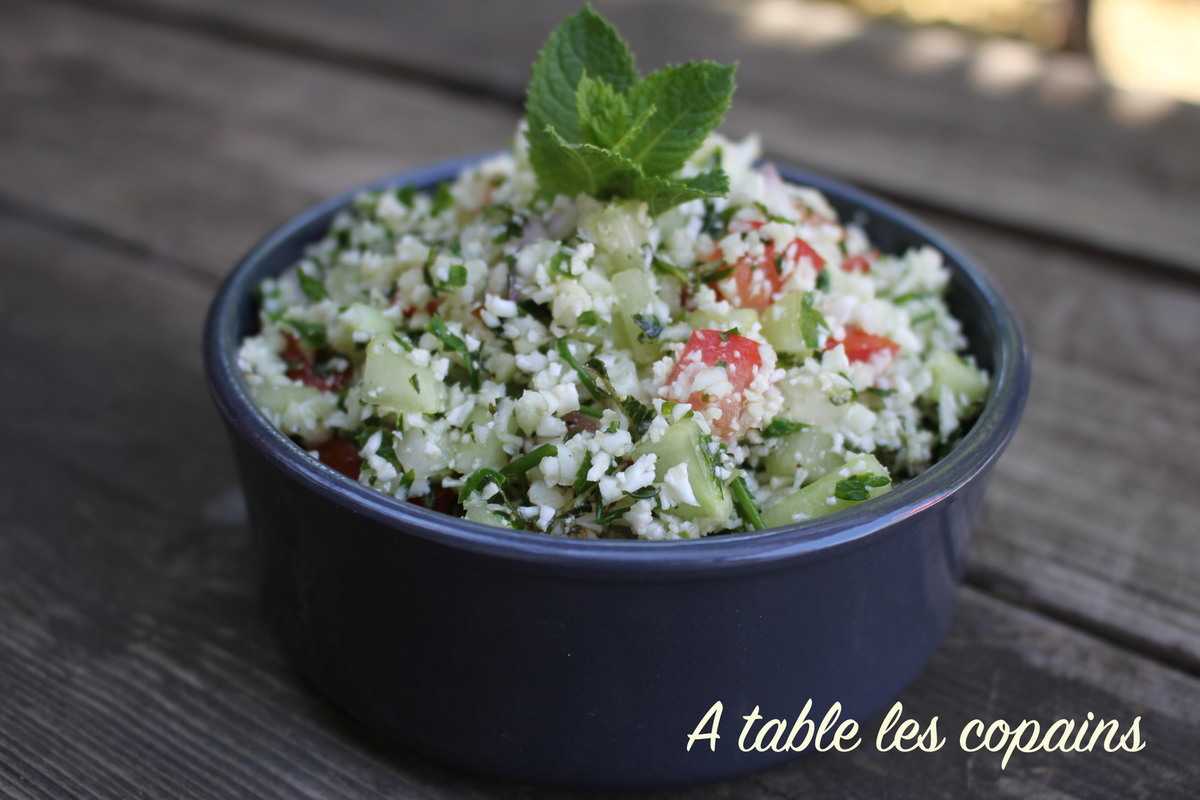 Choux-fleur en taboulé
