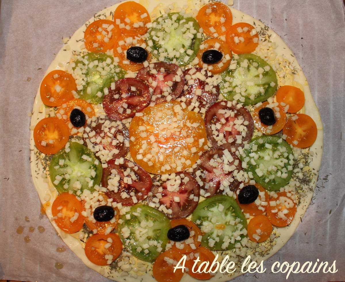 Tarte fine à la tomate