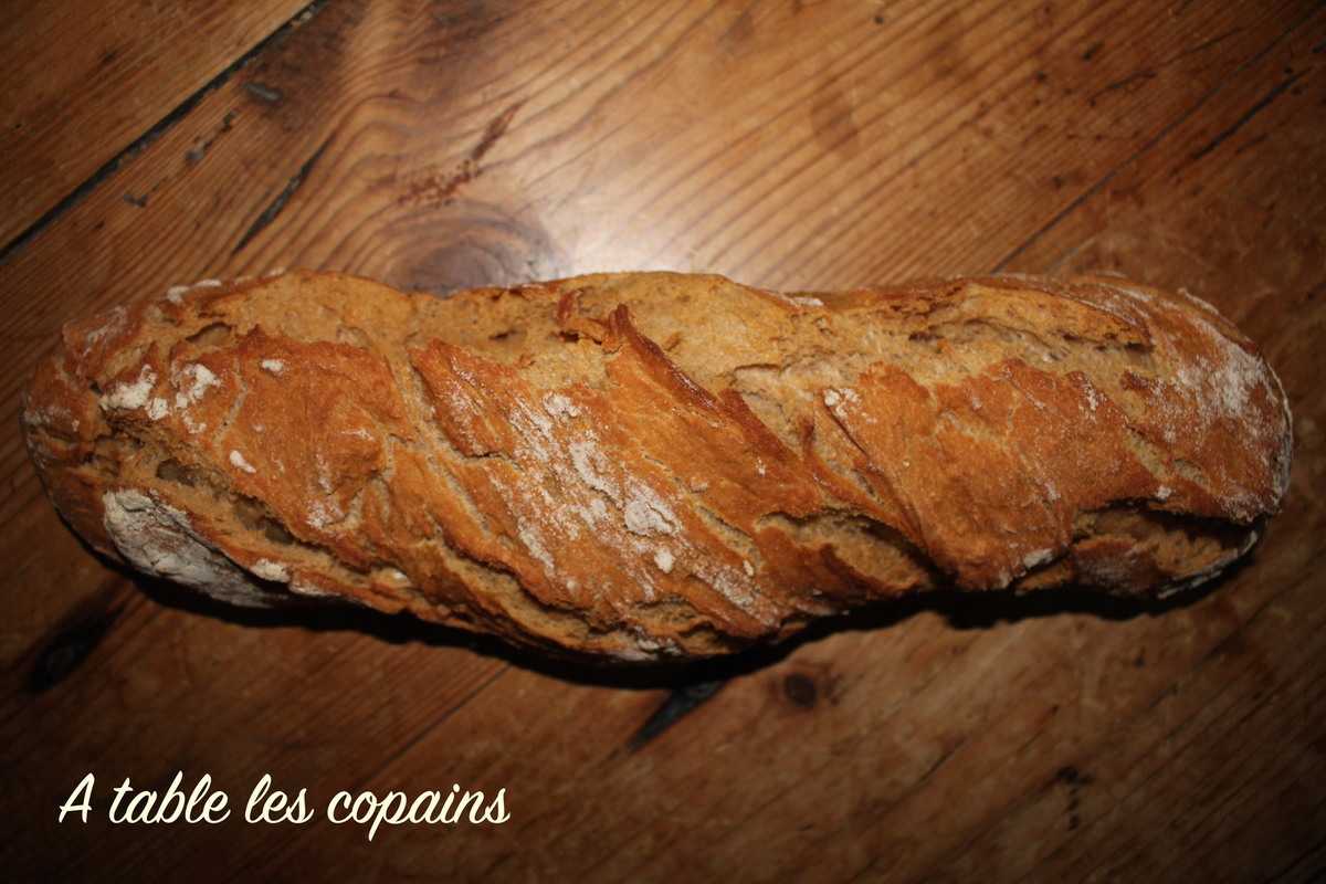 Pain torsadé express à la farine de petit épeautre 