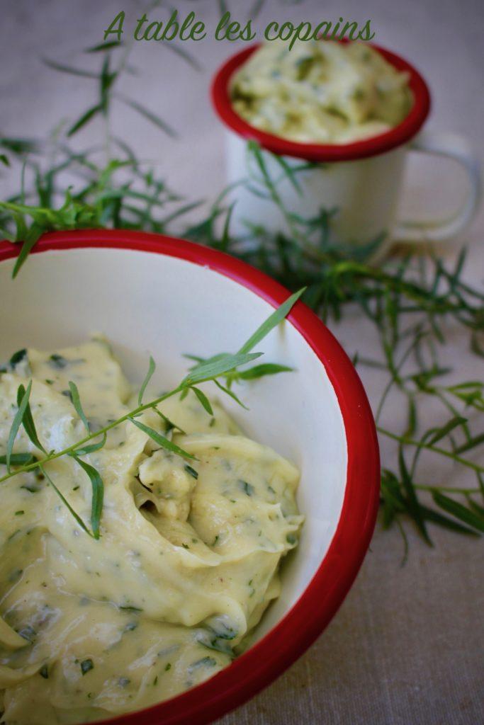 Mayonnaise à l’estragon pour fish and chips – A table les copains