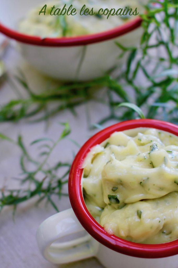 Mayonnaise à l’estragon pour fish and chips – A table les copains