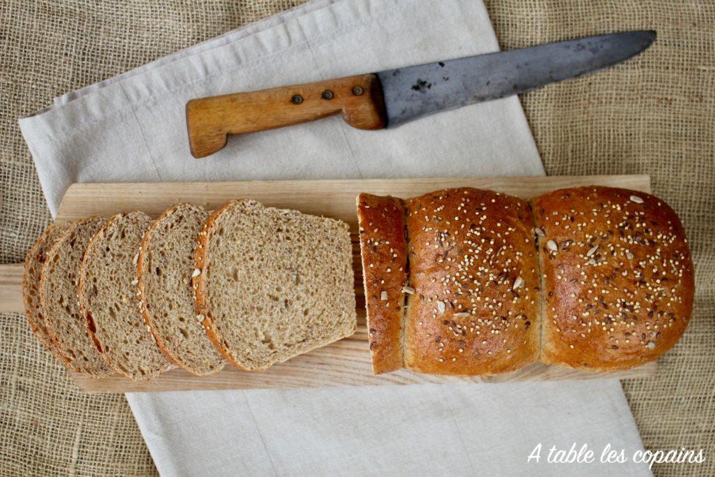 Pain de mie complet aux graines - Les petits plats de Patchouka