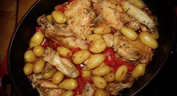 Marmite de poulet fermier au piment d’Espelette et délicatesses