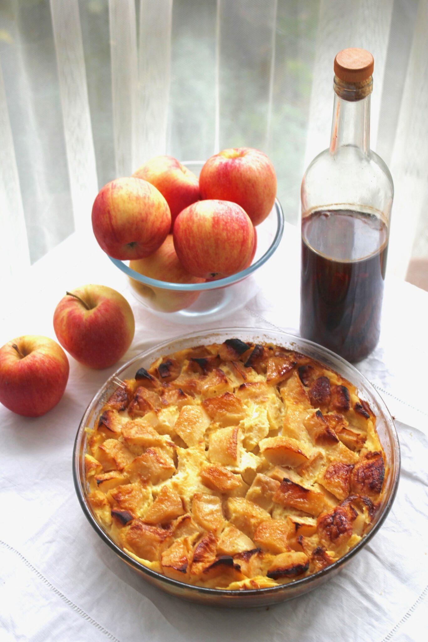 La flognarde du Limousin aux pommes et rhum arrangé cannelle/vanille A table les copains La flognarde du Limousin aux pommes et rhum arrangé cannelle/vanille A table les copains